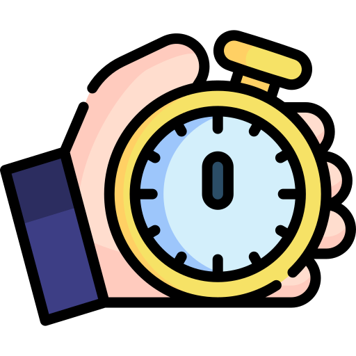 Icono de reloj representando ahorro de tiempo